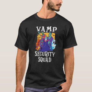Vamp Security Squad Easy Halloween Costume T-Shirt