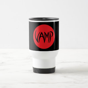Vamp Text (Red/Black) Version Travel Mug