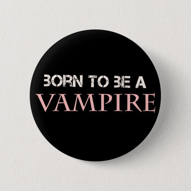 Vampire 6 Cm Round Badge (Front)