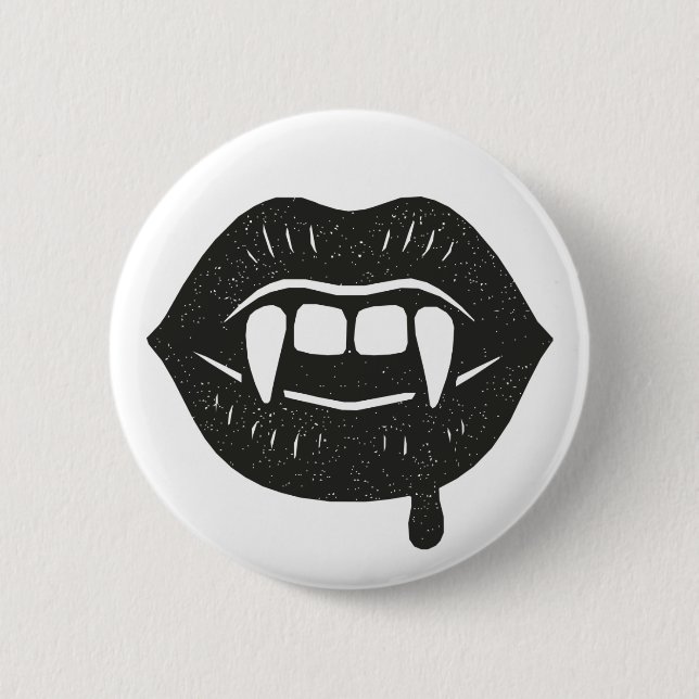 Vampire 6 Cm Round Badge (Front)