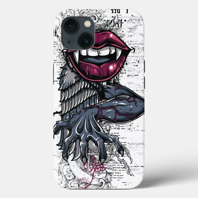 Vampire Abstract Art Case-Mate iPhone Case (Back)