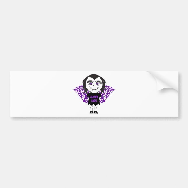 Vampire Angel Bumper Sticker (Front)
