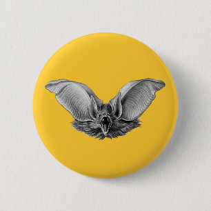 Vampire ? Bat ? 6 Cm Round Badge