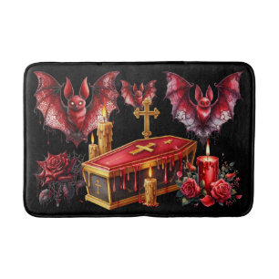 Vampire Bats Bath Mat
