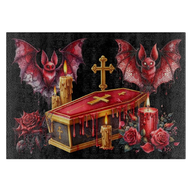 Vampire Bats Cutting Board (Front)
