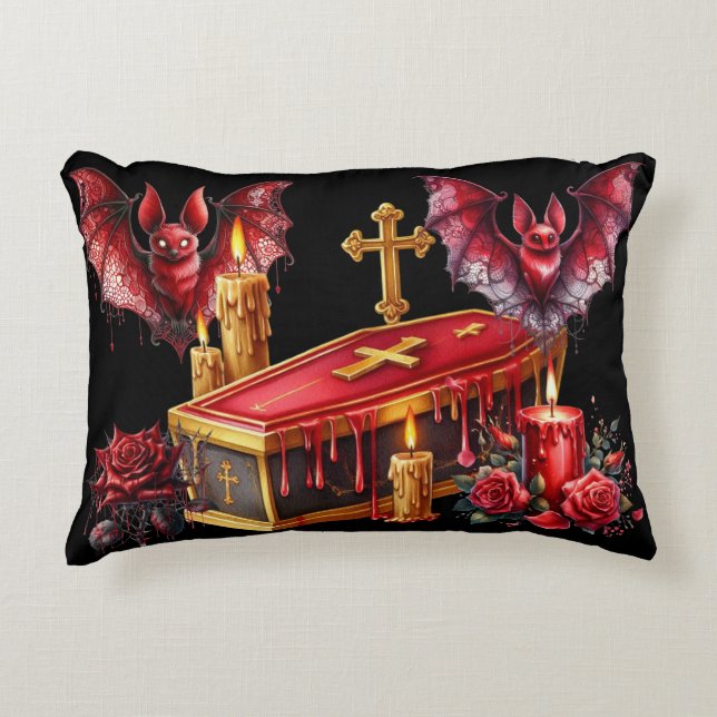 Vampire Bats Decorative Cushion (Front)
