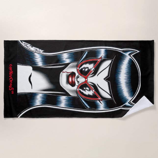 Vampire Beach Towel (Front)