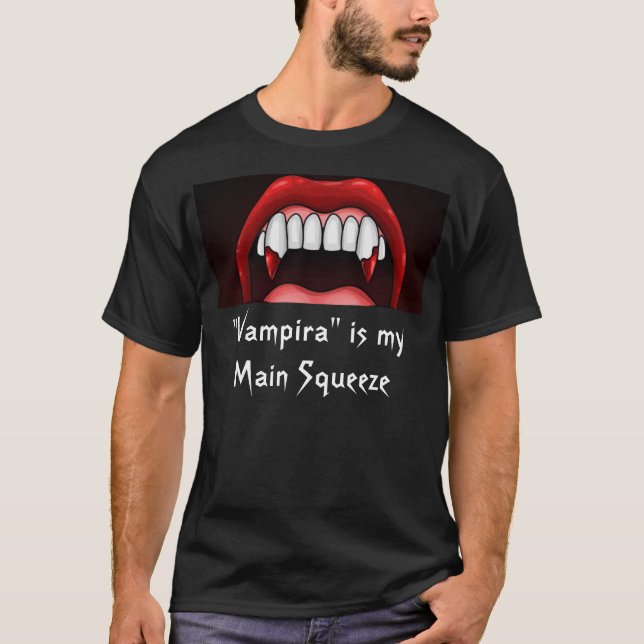 Vampire/Bite/Vampira T-Shirt (Front)