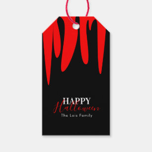 Vampire Blood Halloween Treat Bag  Gift Tags