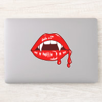 Vampire Blood Lips Red Monster Fangs