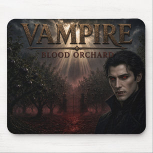 Vampire Blood Orchard Dark Realism Mouse Pad