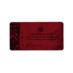 Vampire Bride Address Label D