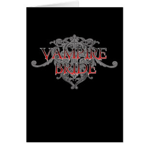Vampire Bride Card