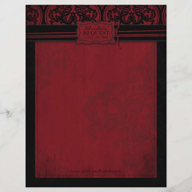 Vampire Bride Letter Head (Front)