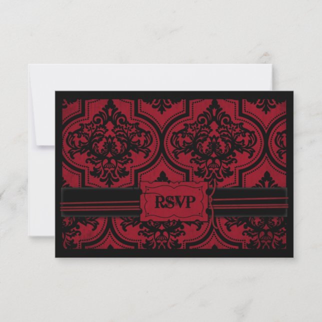 Vampire Bride RSVP Card B3 (Front)