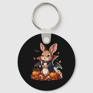 Vampire Bunny Costume Funny Halloween  Key Ring