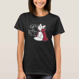 Vampire Cat I'm The Cat That Bites In The Night T-Shirt