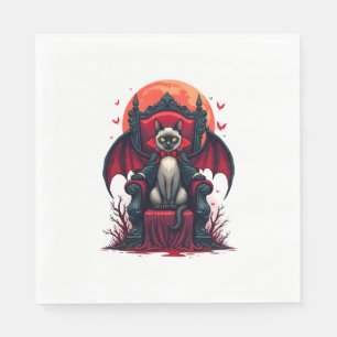 Vampire Cat Lord Napkin