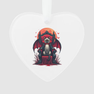 Vampire Cat Lord Ornament