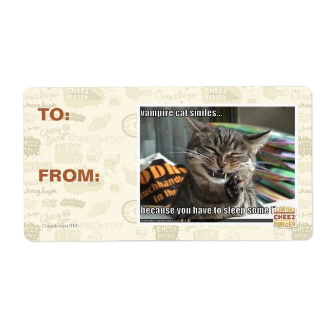 vampire cat smiles (Front)