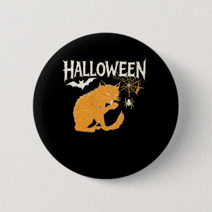 Vampire Cat's Halloween Classic T-Shirt 6 Cm Round Badge