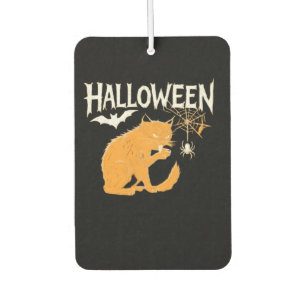 Vampire Cat's Halloween Classic T-Shirt Car Air Freshener