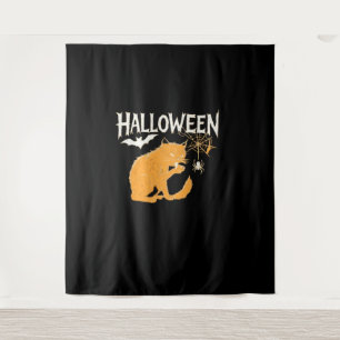Vampire Cat's Halloween Classic T-Shirt Tapestry