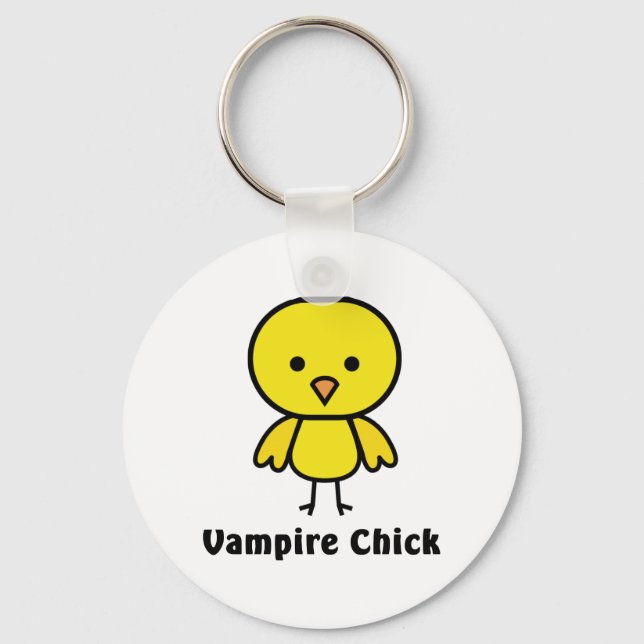 Vampire Chick Key Ring (Front)