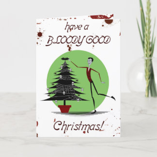 Vampire Christmas Card