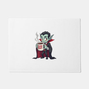 Vampire Coffee Lover � Spooky Latte Shirt Doormat