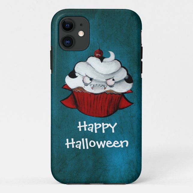 Vampire Count Cup Cake -custom text- Case-Mate iPhone Case (Back)