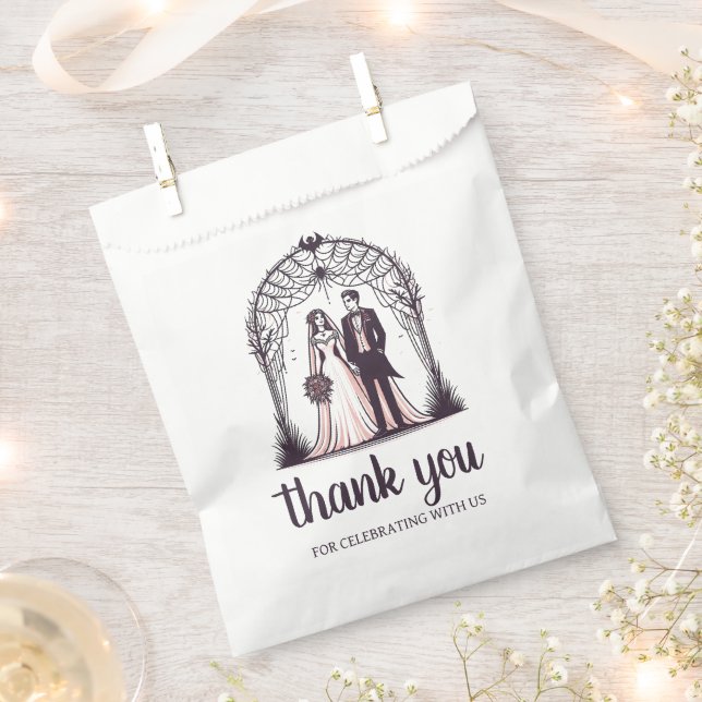Vampire Couple Favour Bag (Clipped)