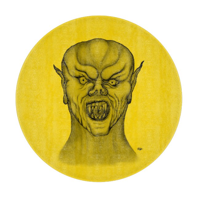 Vampire Cutting Board (Front)