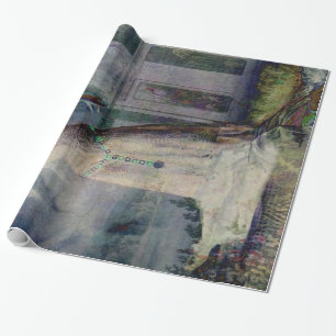 Vampire Dancing at Halloween Wrapping Paper