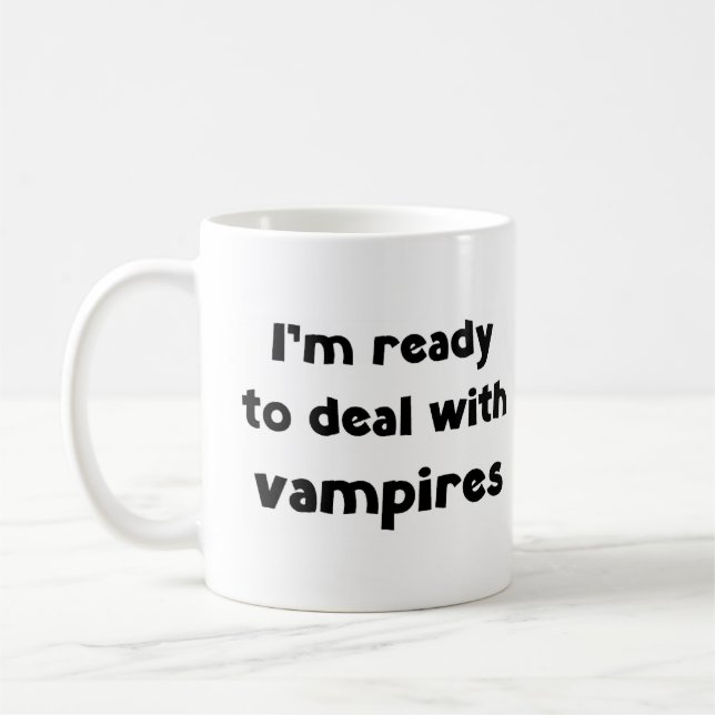vampire deal with coffee mug (Left)