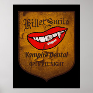 Vampire Dental Poster