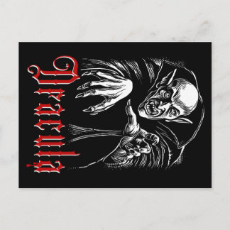 Vampire Dracula Postcard