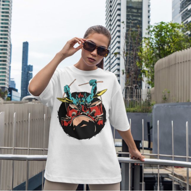 Vampire Drum Player Musician T-Shirt (Creator Uploaded)