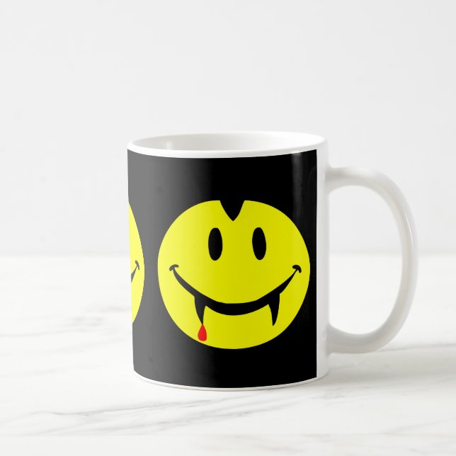vampire emoji dracula coffee mug (Right)