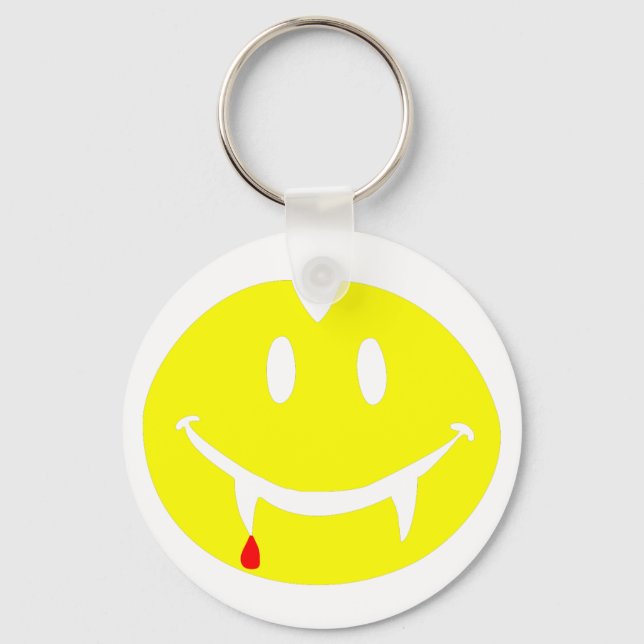 vampire emoji dracula key ring (Front)