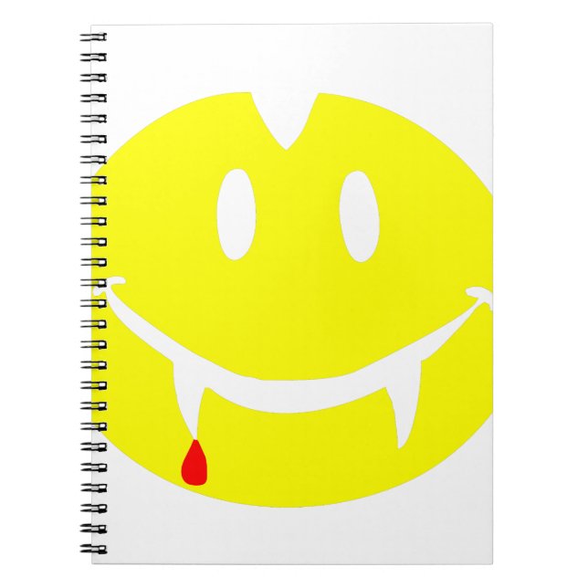 vampire emoji dracula notebook (Front)