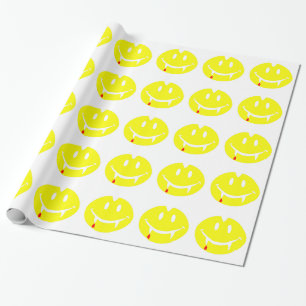 vampire emoji dracula wrapping paper