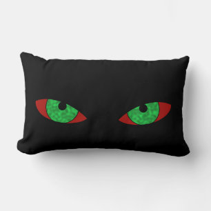 Vampire Eyes Halloween Pillow