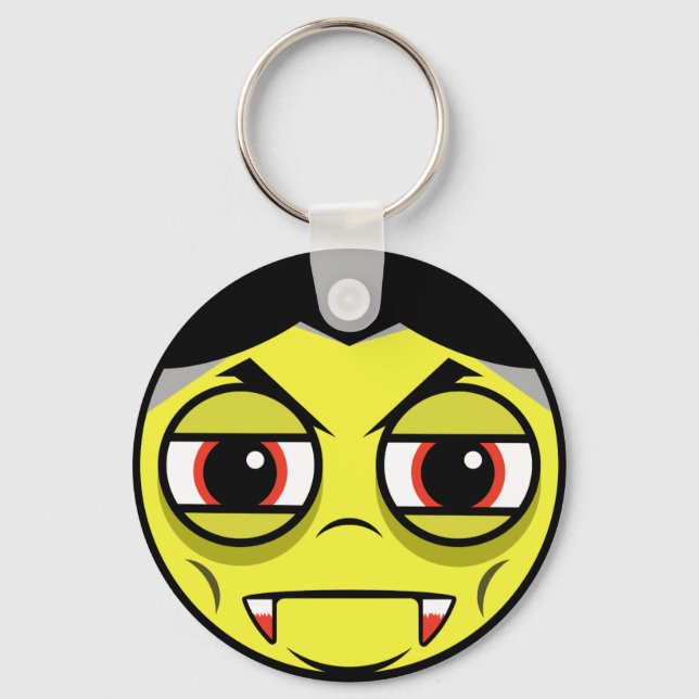 Vampire Face Key Ring (Front)