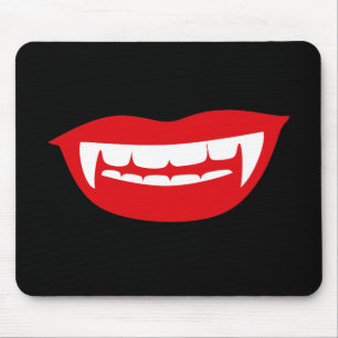 Vampire Fangs Mouse Pad