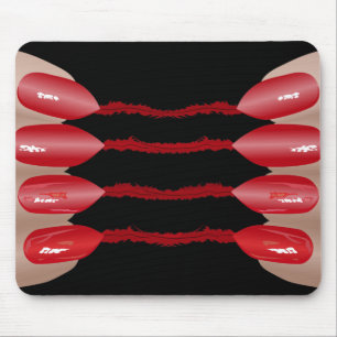 Vampire finger V.2 Mouse Pad