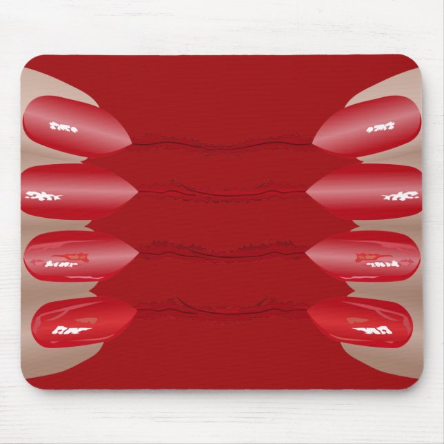 Vampire finger V.2 Mouse Pad (Front)