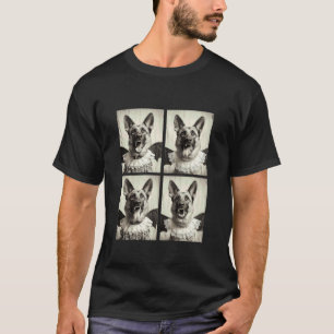 Vampire German Shepherd Cute Dog Gothic Halloween T-Shirt