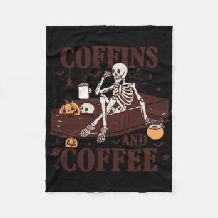 Vampire Ghost Shirt Cute Dracula Halloween Pumpkin Fleece Blanket