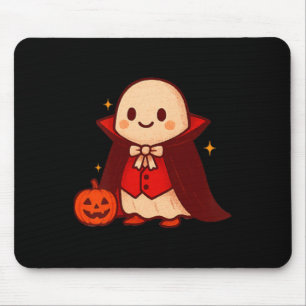 Vampire Ghost Shirt Cute Dracula Halloween Pumpkin Mouse Pad